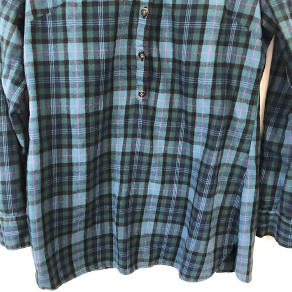 Urban Outfitters BDG Womens Plaid Popover Long Sleeve Shirt Small - Picture 6 of 9